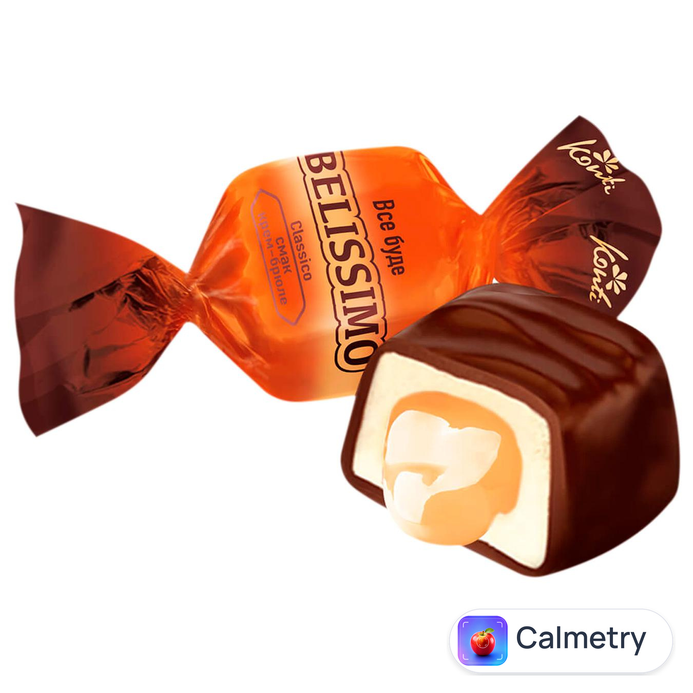 Цукерки Konti Беліссімо зі смаком крем-брюле