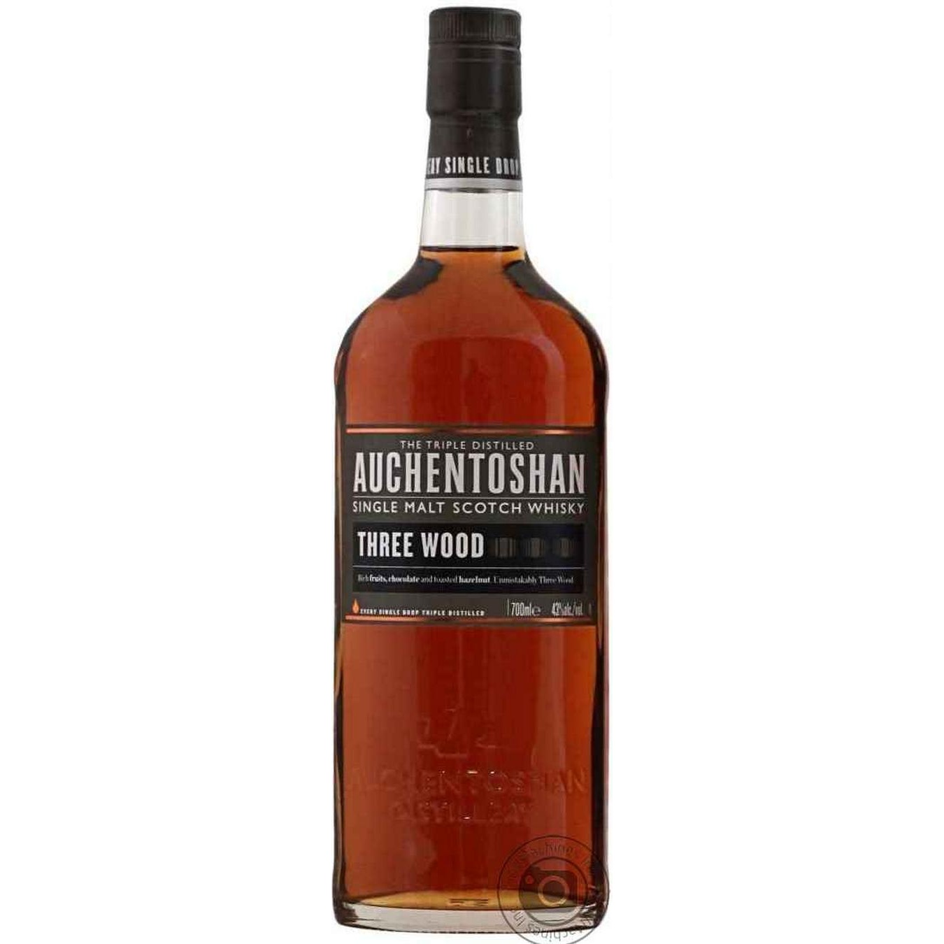 Віскі Auchentoshan Three Wood 8 років 43% 0,7л — фото продукту