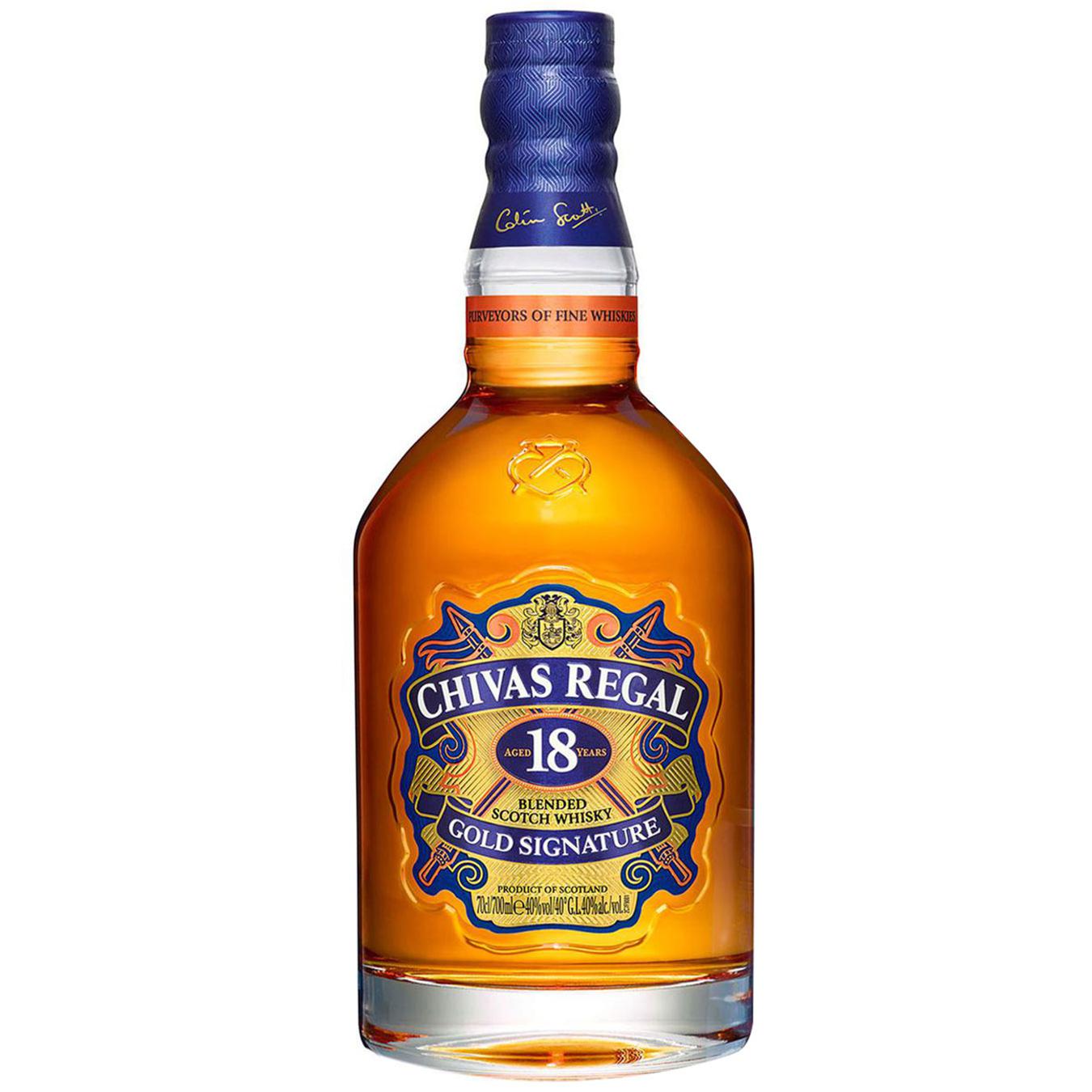 Віскі Chivas Regal 18 років 40% 0,7л — фото продукту