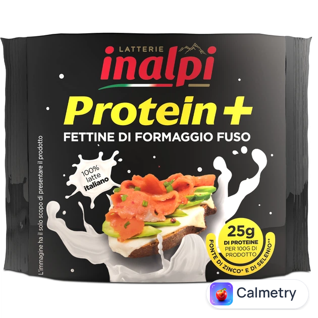 Сир плавлений Protein слайси Inalpi 140 г