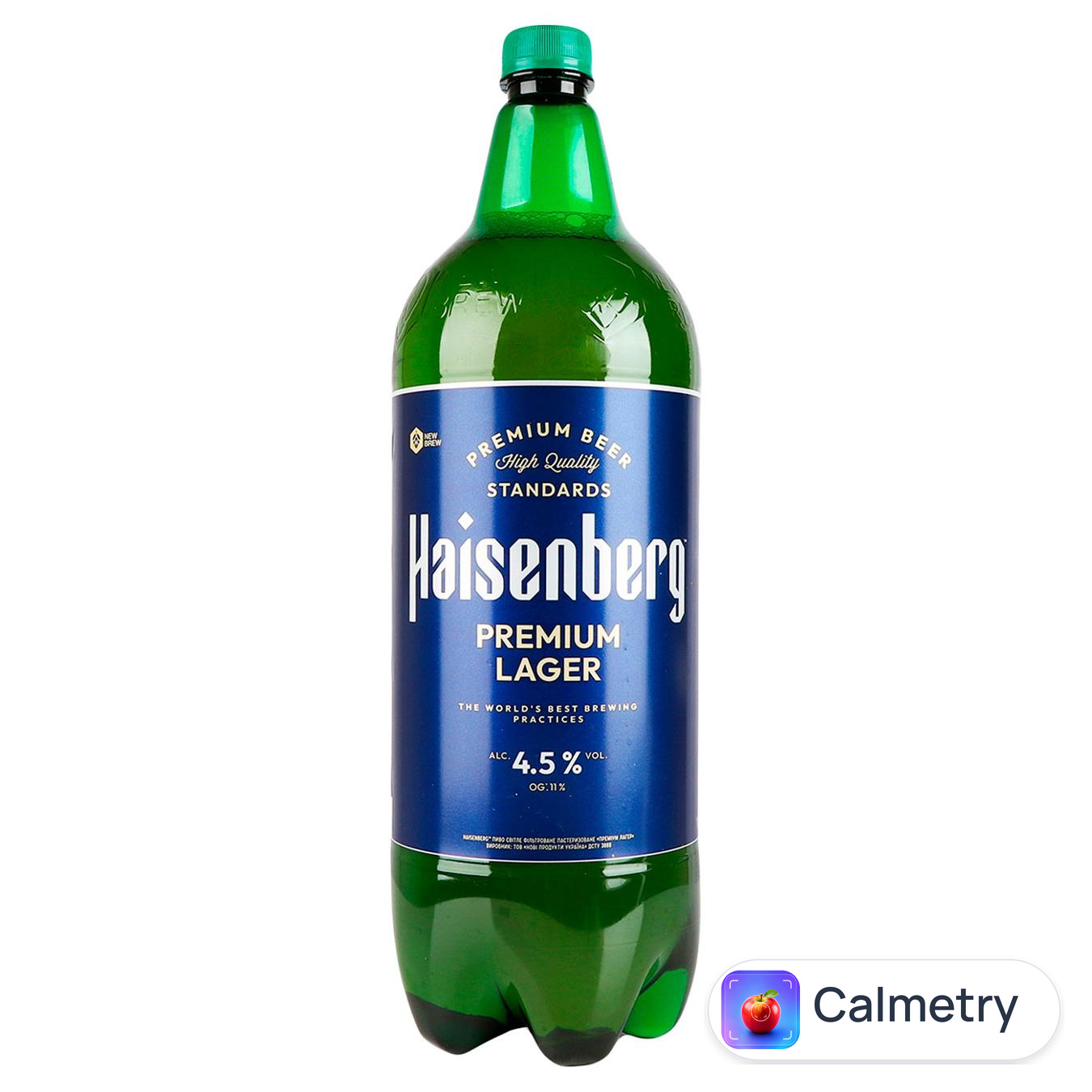 Пиво Haisenberg Premium Lager світле 4,5% 1,8л — фото продукту