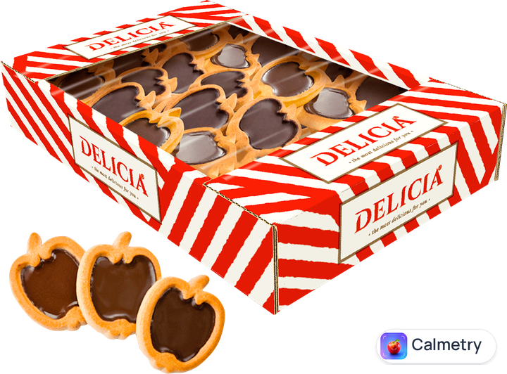Здобне печиво Delicia Райські яблучка 2.2 кг Деліція
