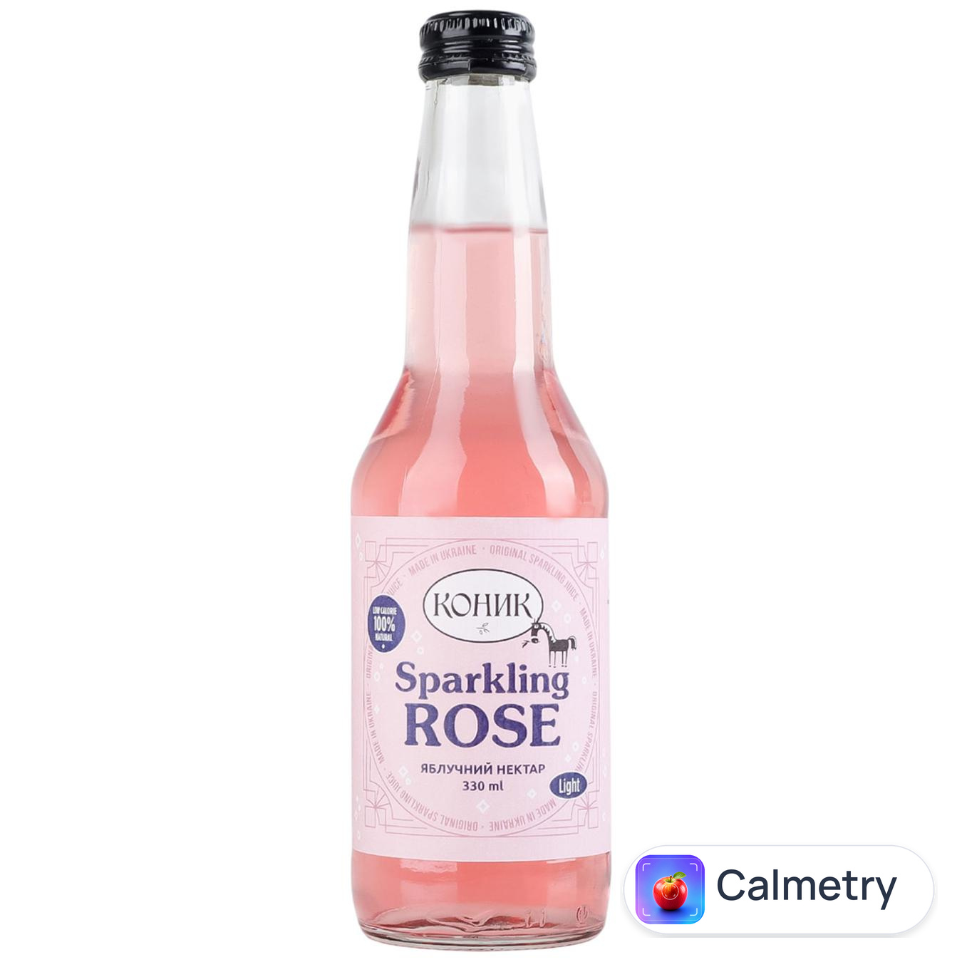Нектар газований Коник Sparkling Rose яблучний 0,33л