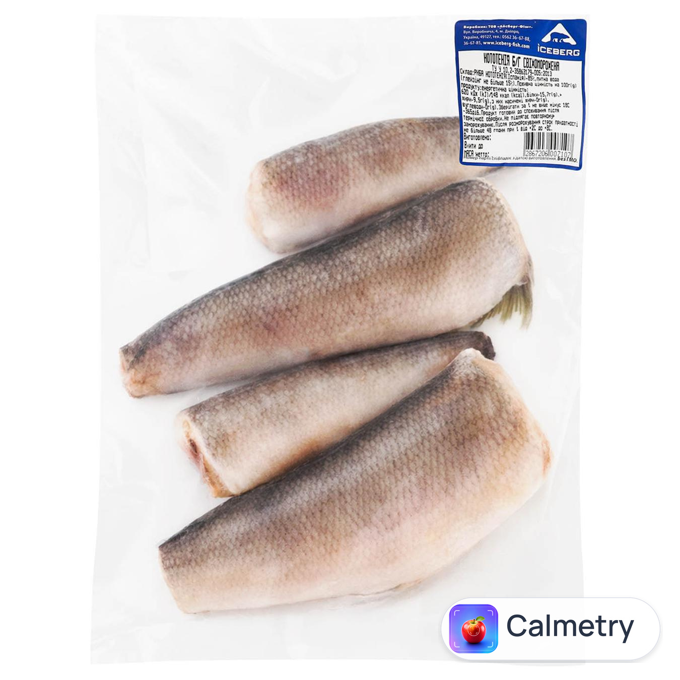 Нототенія Iceberg без голови свіжоморожена — фото продукту
