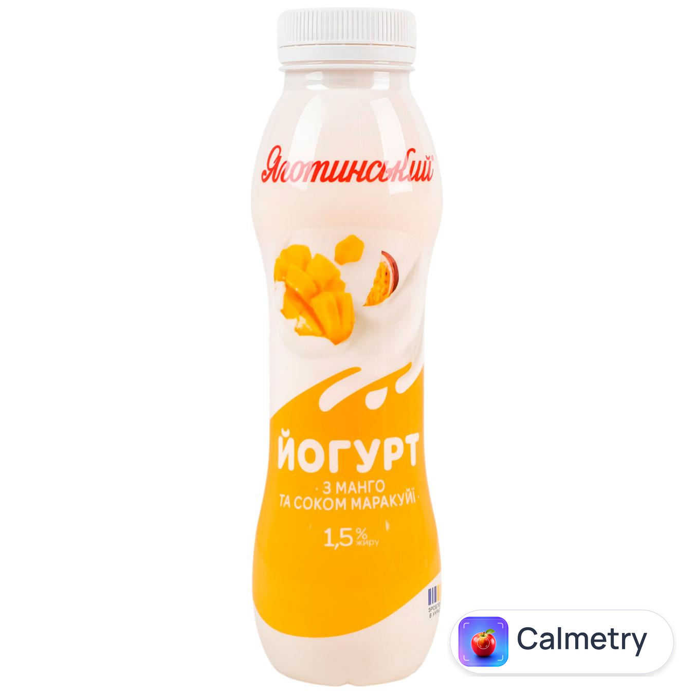 Йогурт Яготинський з манго та соком маракуйї 1,5% 270г