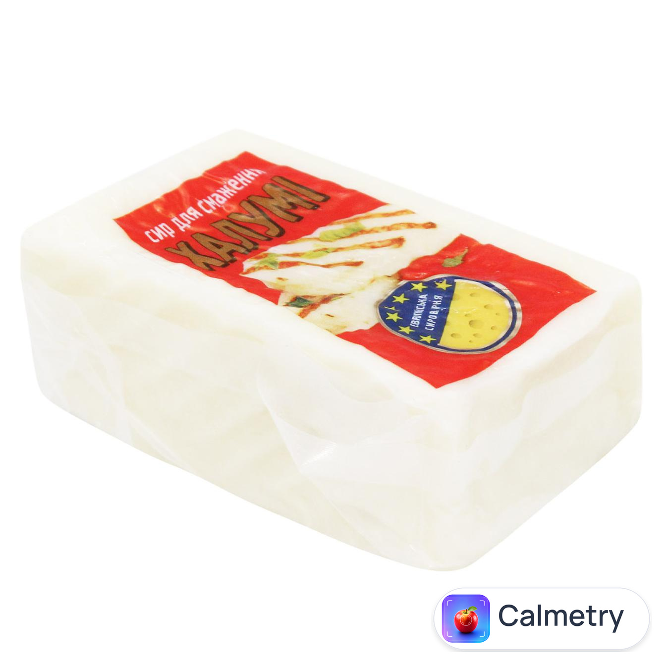 Сир Европейська Сироварня Халумі вершковий для смаження 55% — фото продукту