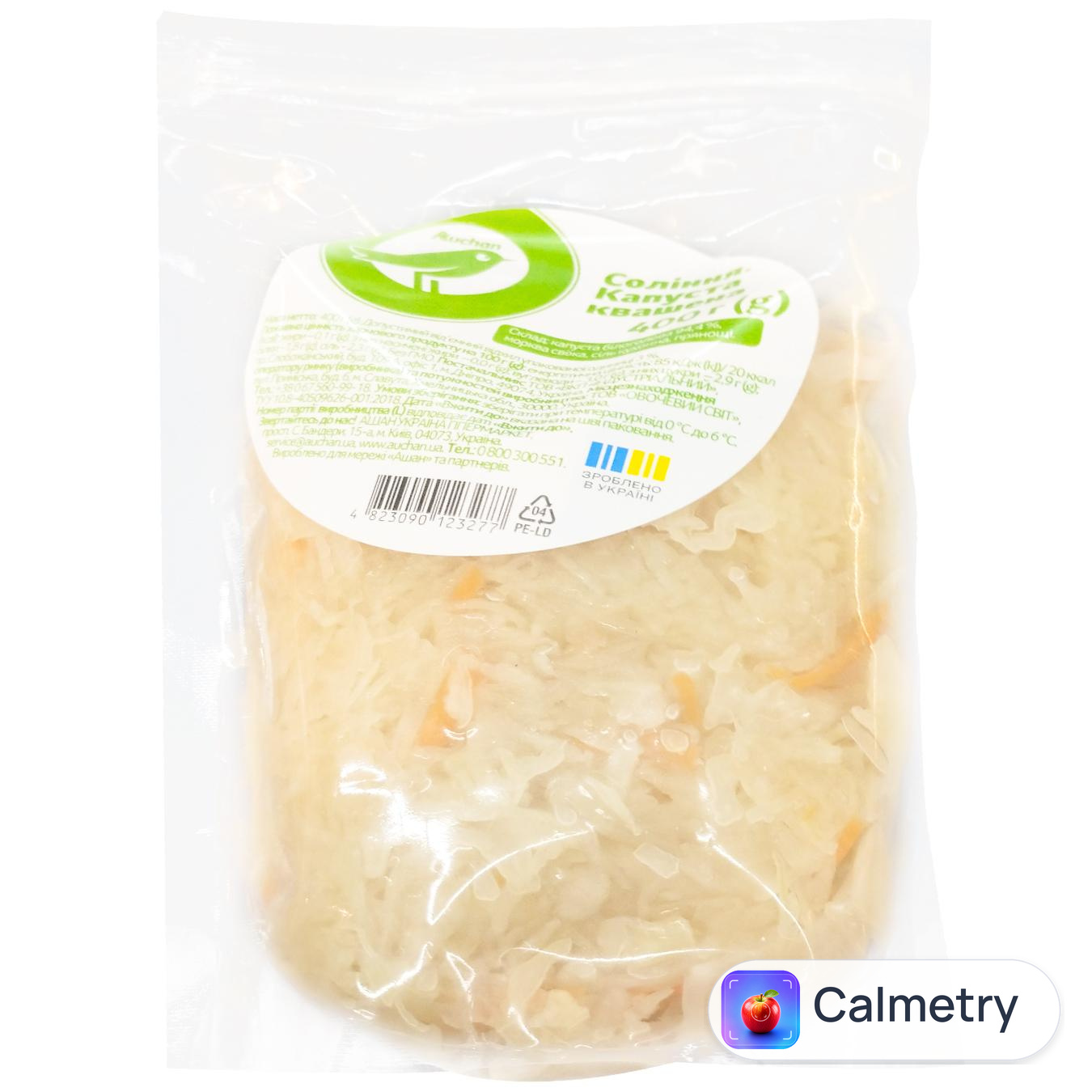 Капуста квашена Auchan 400г