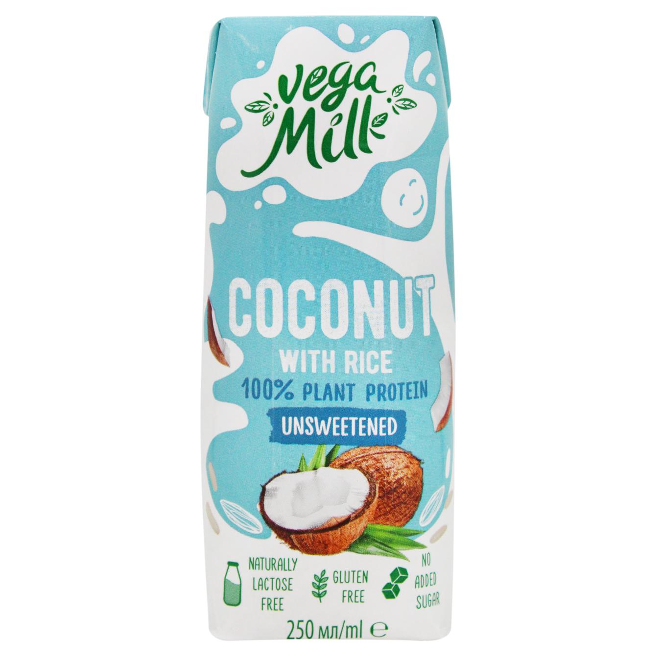 Напій рисово-кокосовий Vega Milk 1,5% 250г — фото продукту