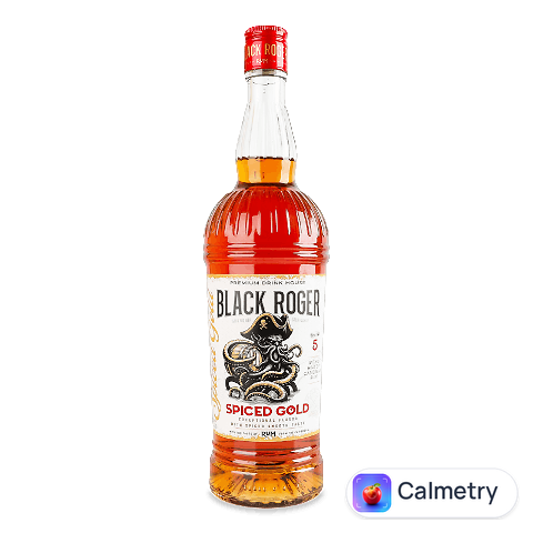 Напій спиртний Black Roger Spiced Gold з ромом, 0,7л