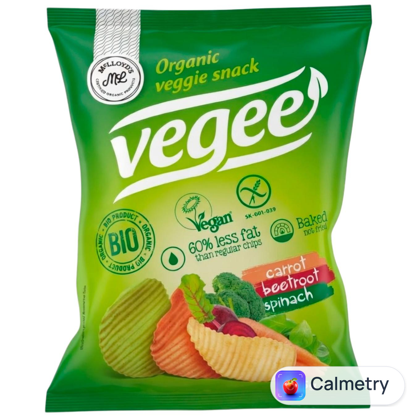 Снеки картопляні Organique Vegee органічні без глютену 25г