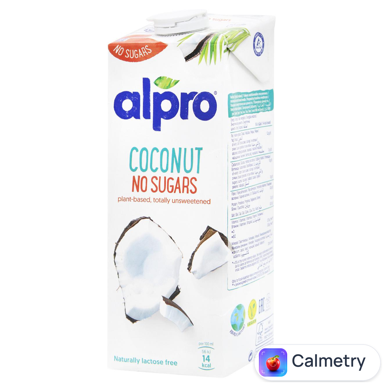Напій кокосовий Alpro без цукру 1л