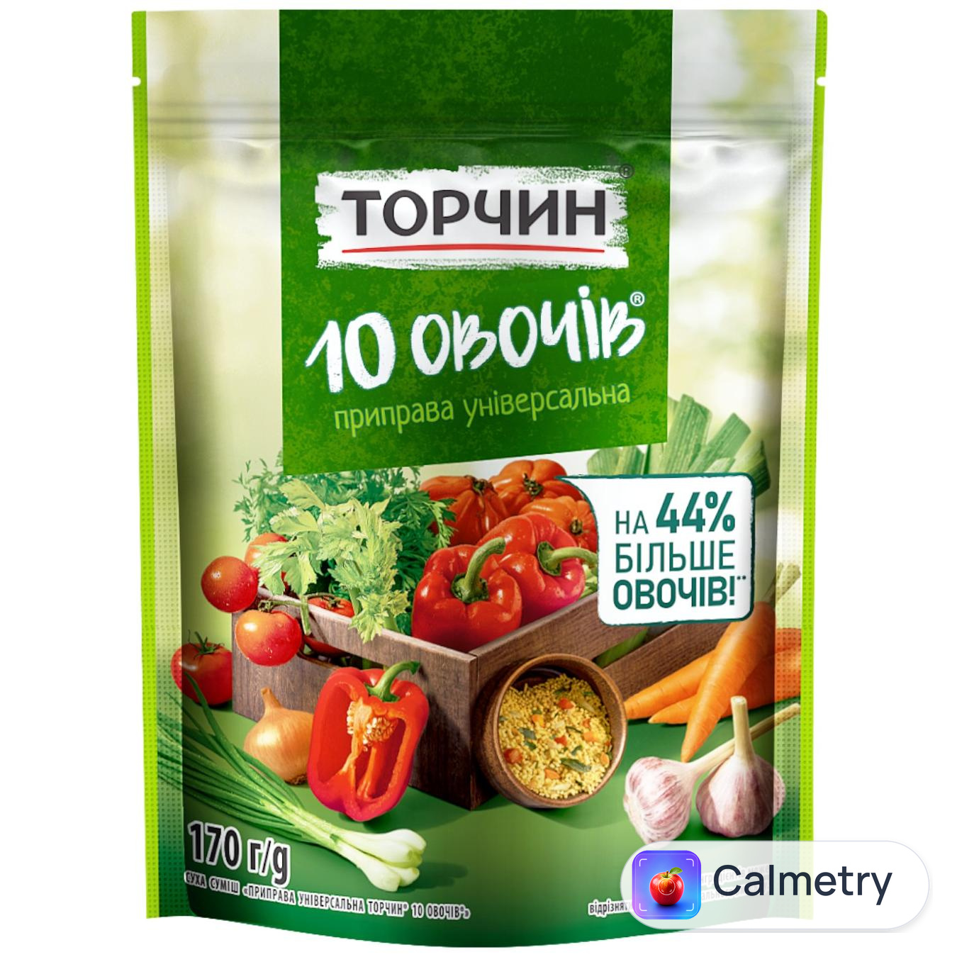 Суміш спецій ТОРЧИН® 10 Овочів універсальна 170г — фото продукту