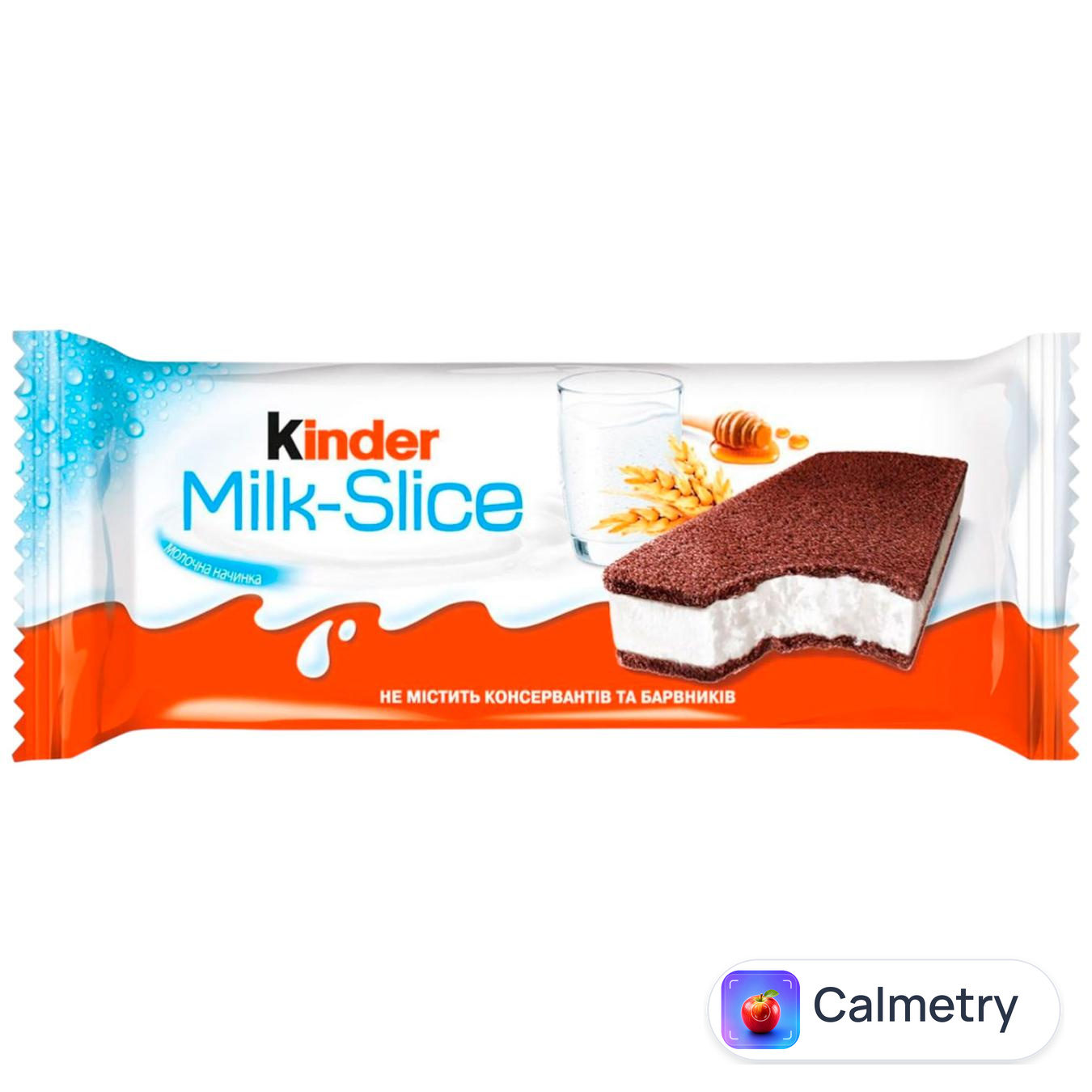 Тістечко Kinder Milk-Slice бісквітне з молочною начинкою 28г — фото продукту