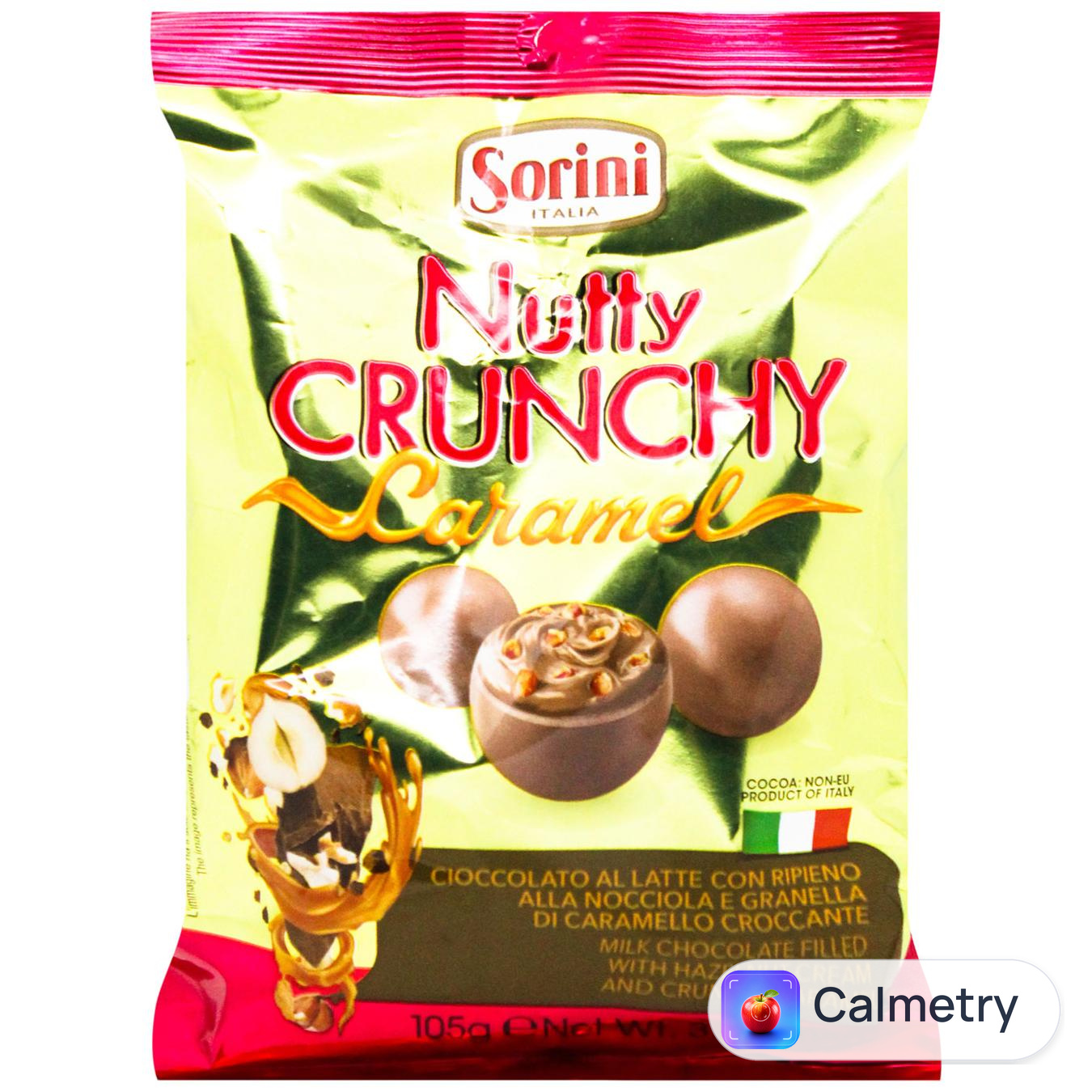 Цукерки Sorini Nutty Crunchy 105г