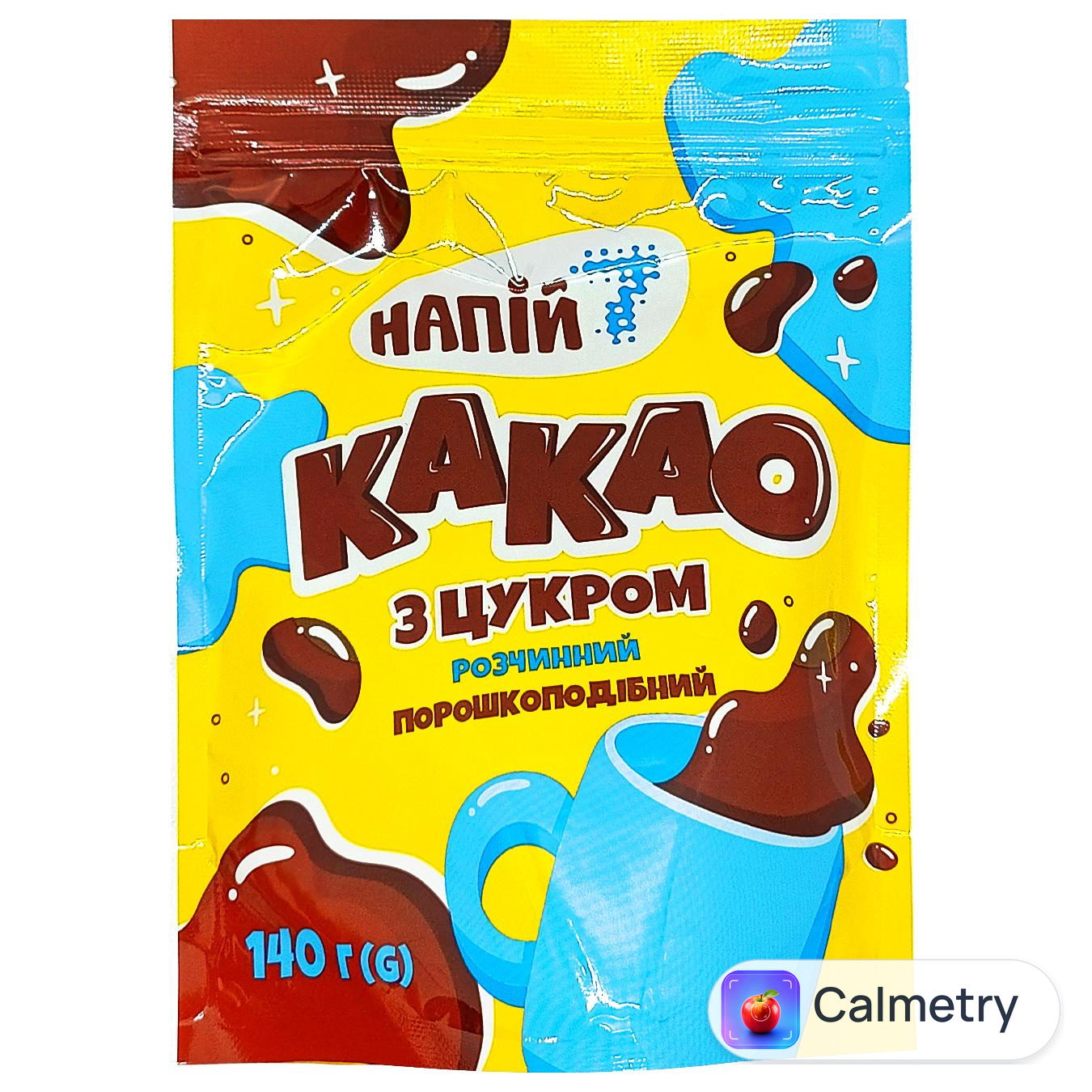 Какао 7 з цукром 140г