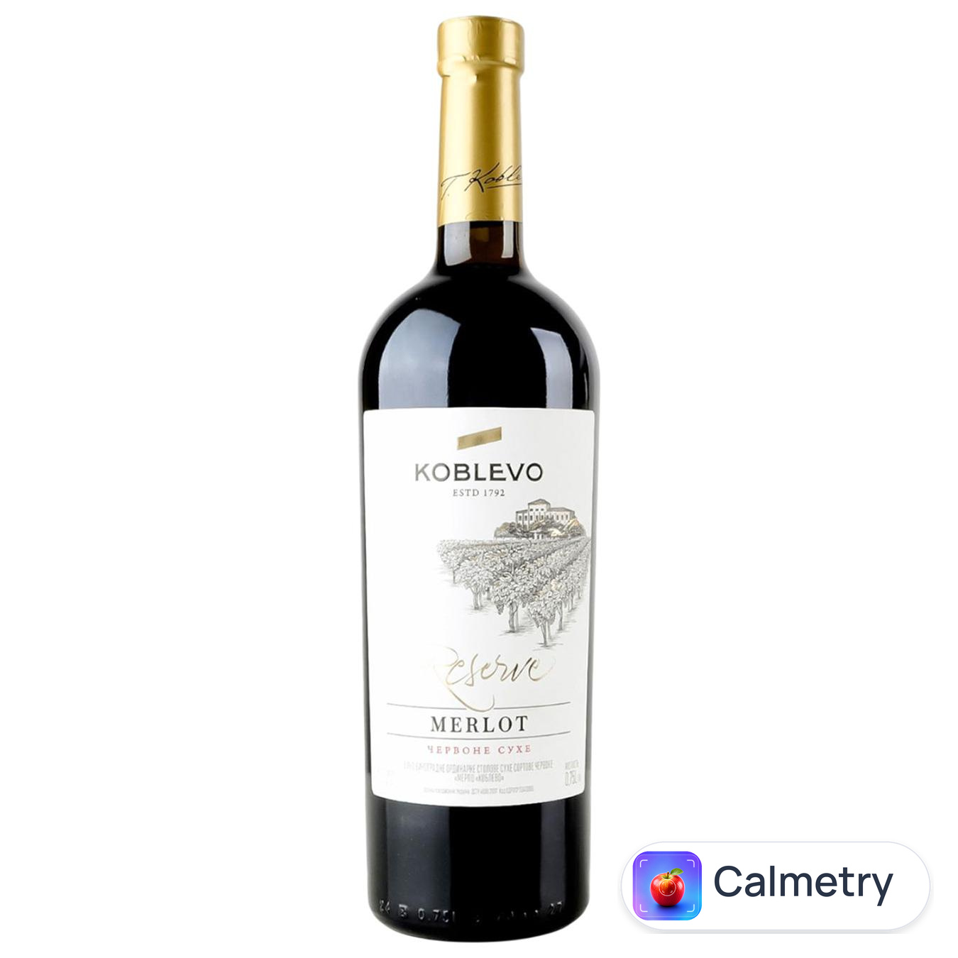 Вино Koblevo Reserve Мерло червоне сухе 11-14% 0,75л