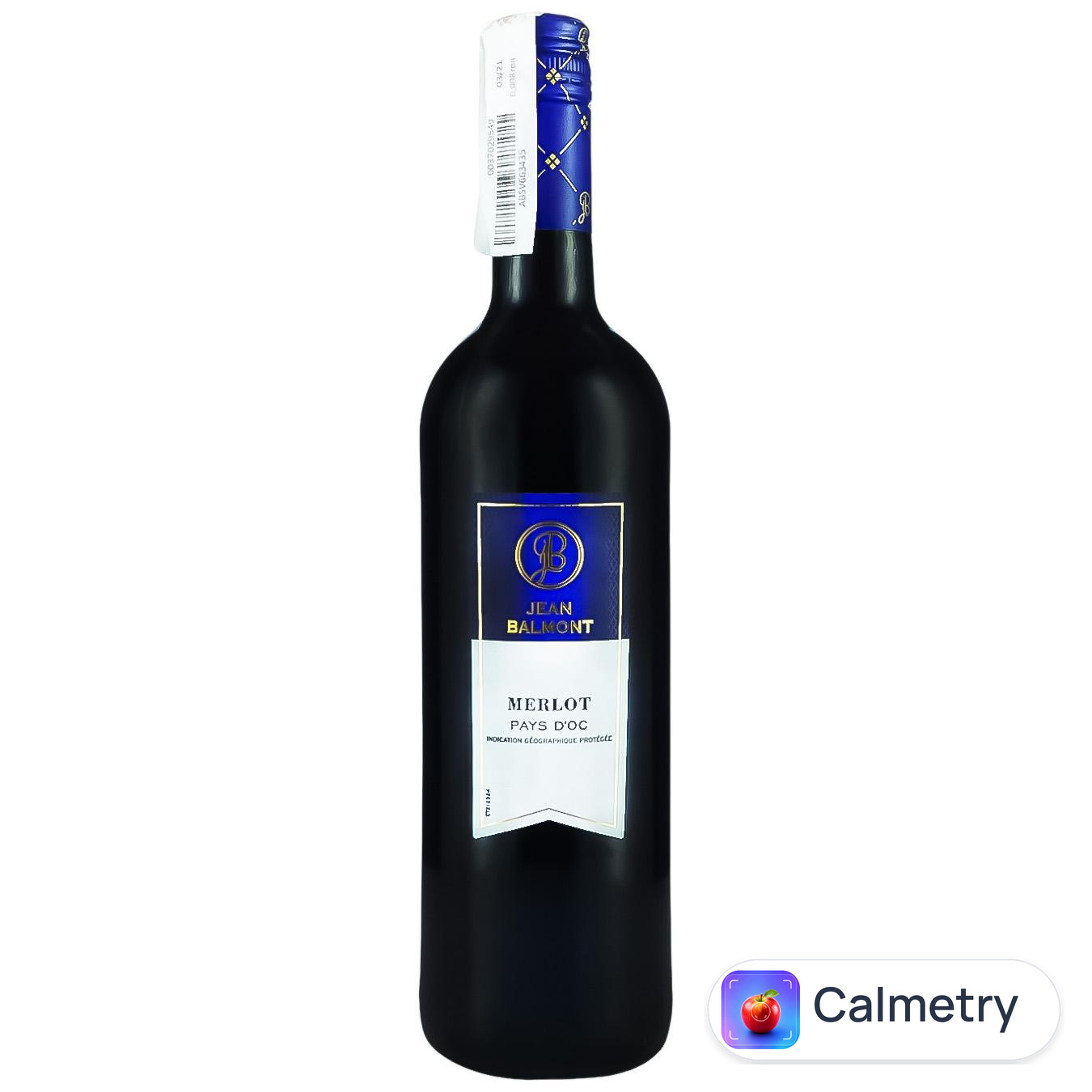 Вино Jean Balmont Merlot 2015 червоне сухе 13,5% 0,75л