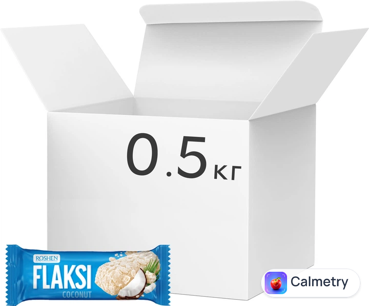 Цукерки Roshen Flaksi Кокос 0.5 кг