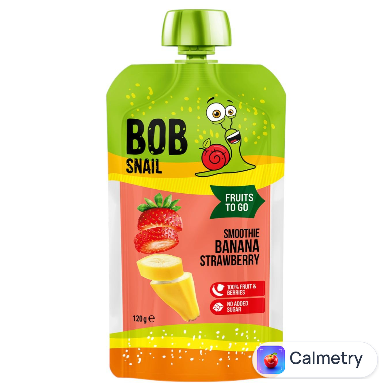 Смузі Bob Snail банан-полуниця 120г