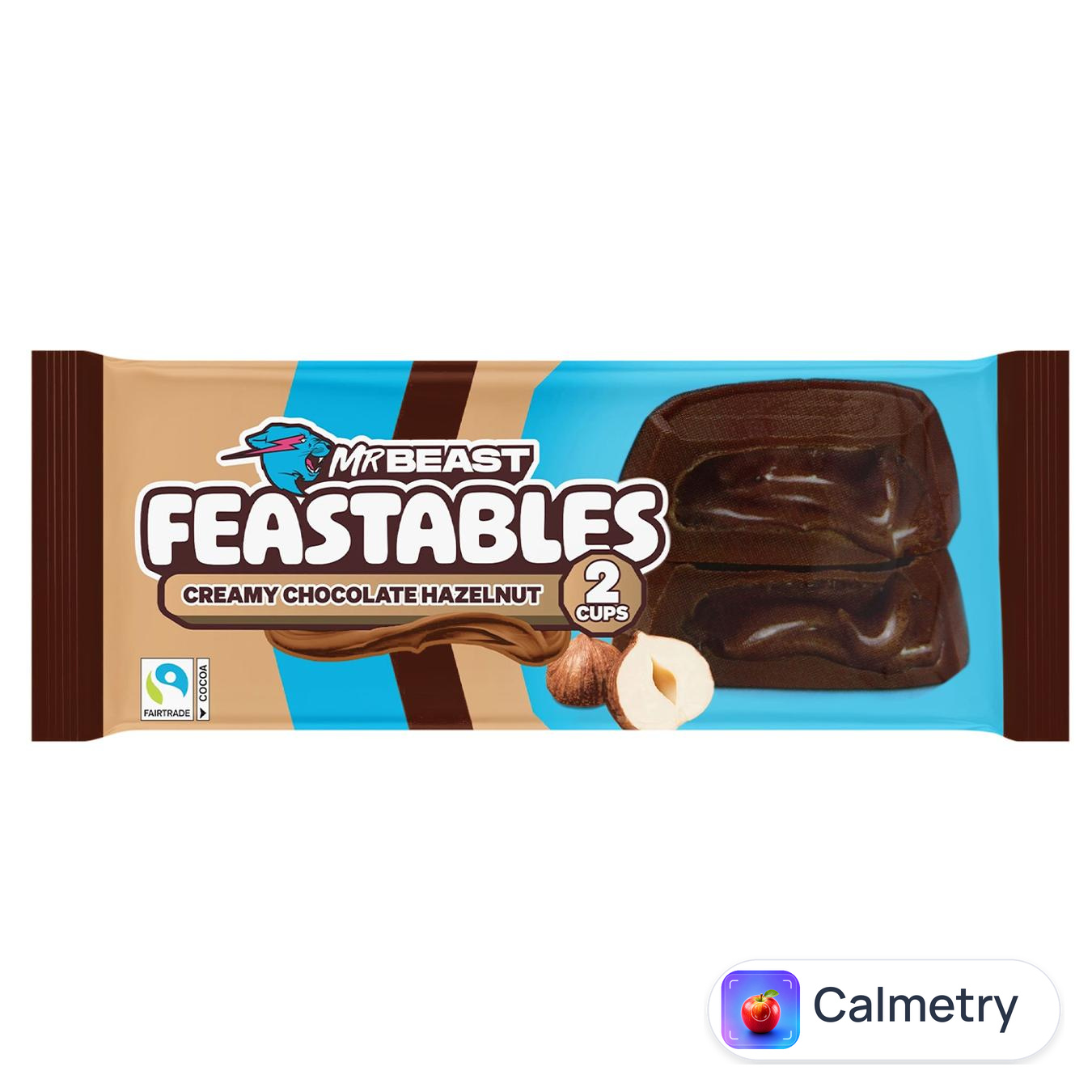 Шоколад молочний Feastables з начинкою з лісових горіхів 40г — фото продукту