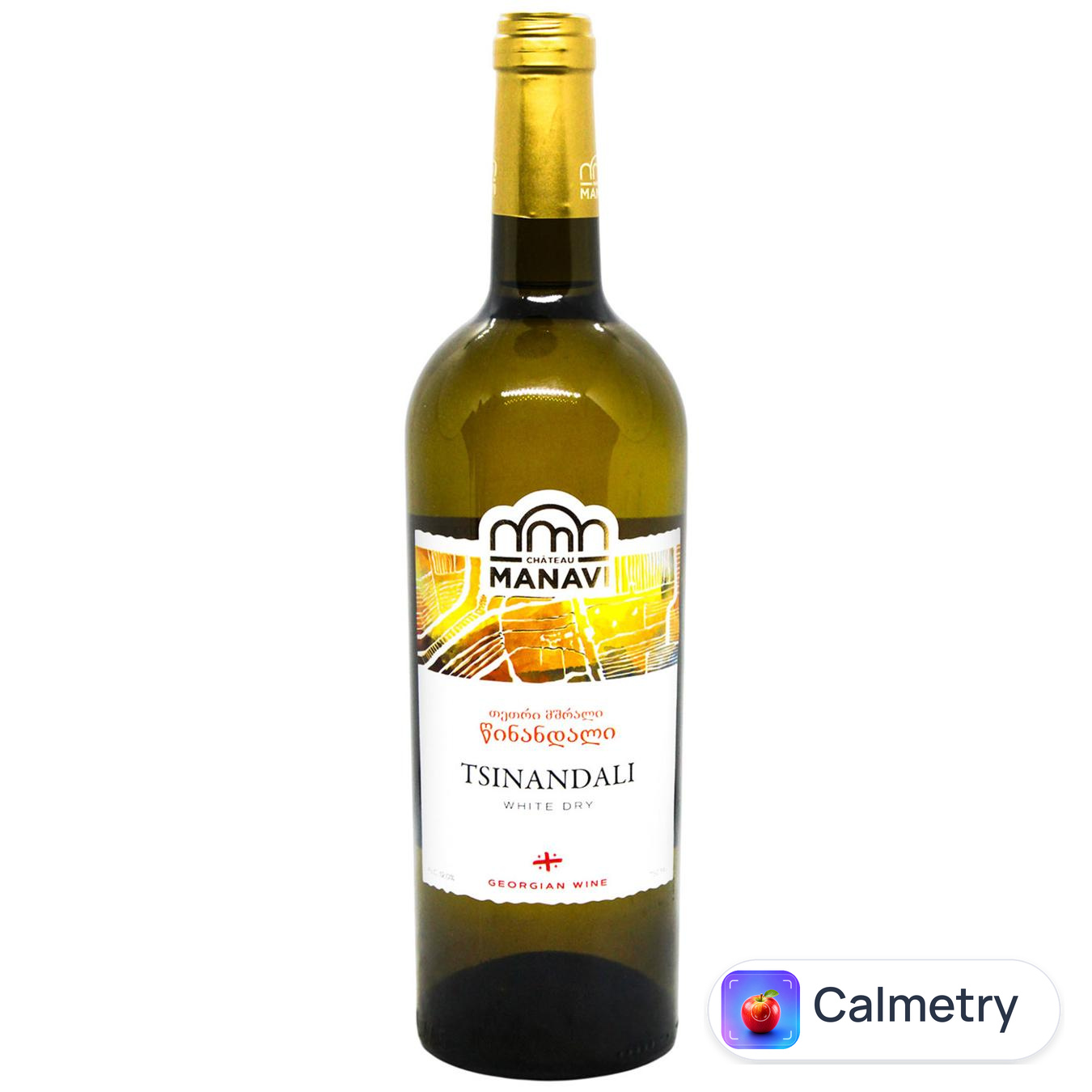 Вино Chateau Manavi Цинандалі біле сухе 12% 0,75л
