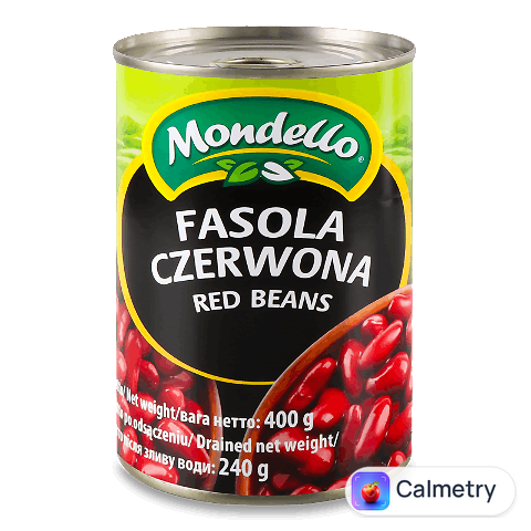 Квасоля Mondello червона з/б, 400г