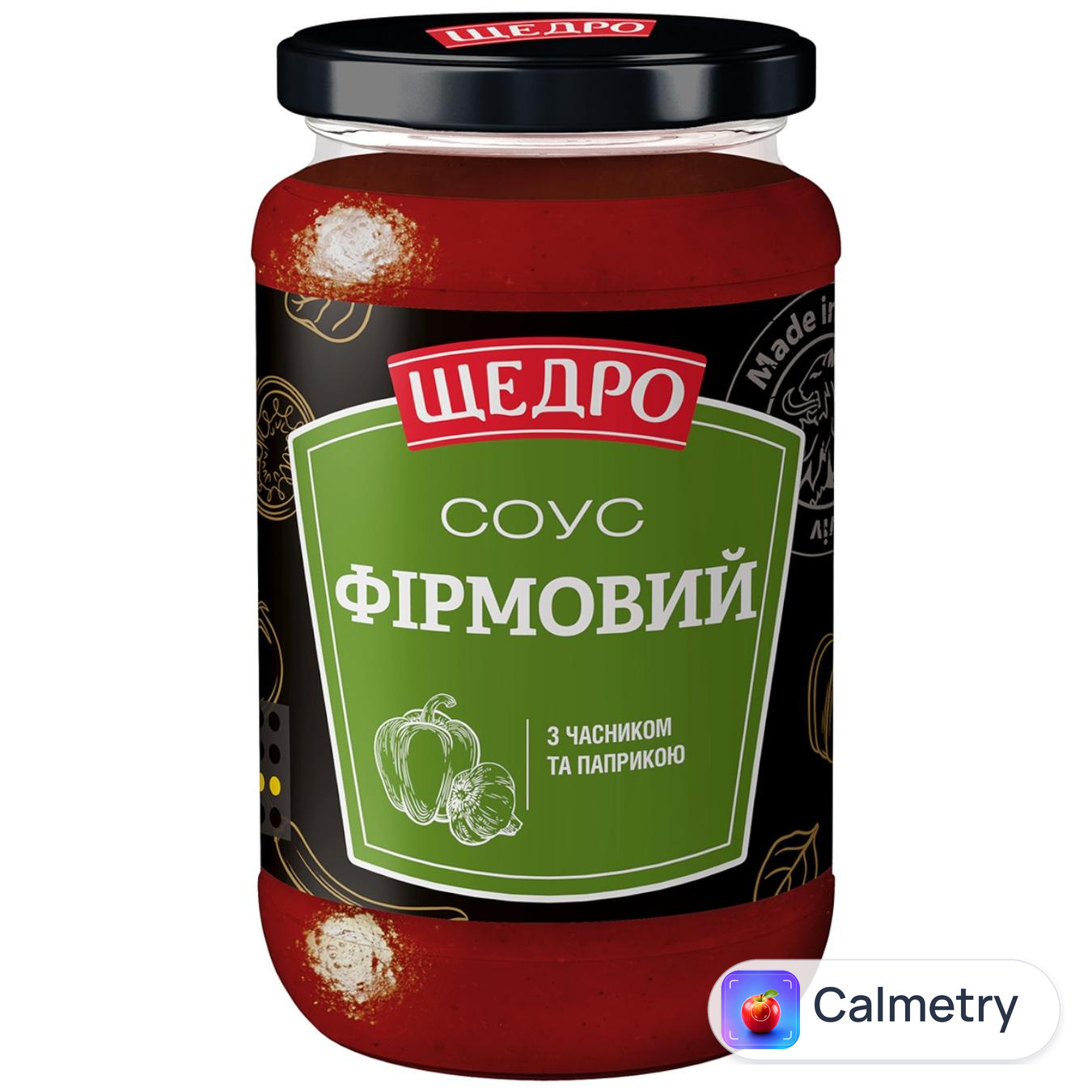 Соус Щедро Фірмовий з часником 370г