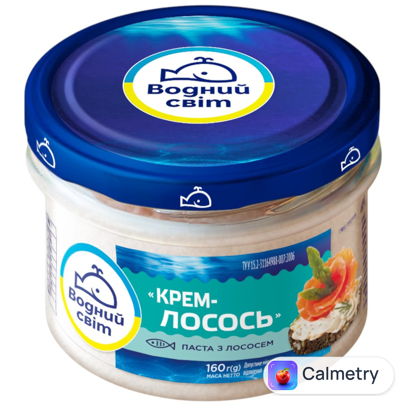 Паста Водний Світ з лососем 160г — фото продукту