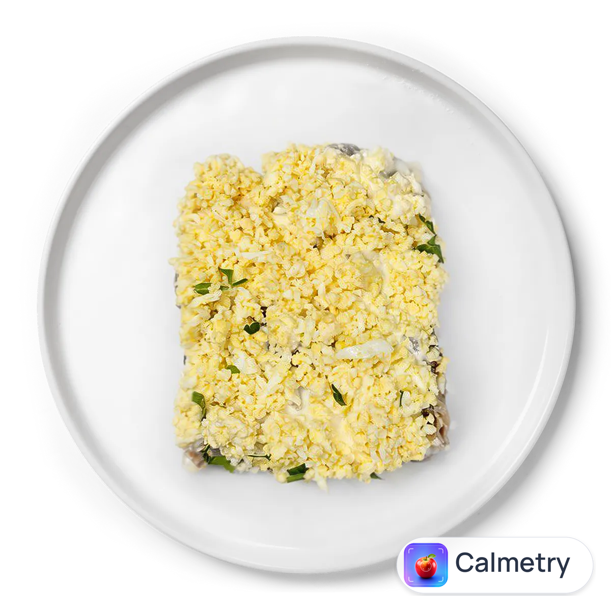 Салат Санта Клаус з курячим філе в упаковці