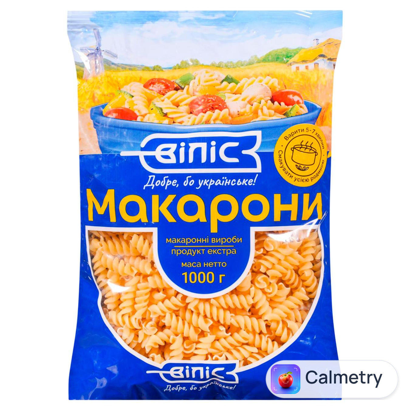 Макаронні вироби Віліс спіралі 1кг