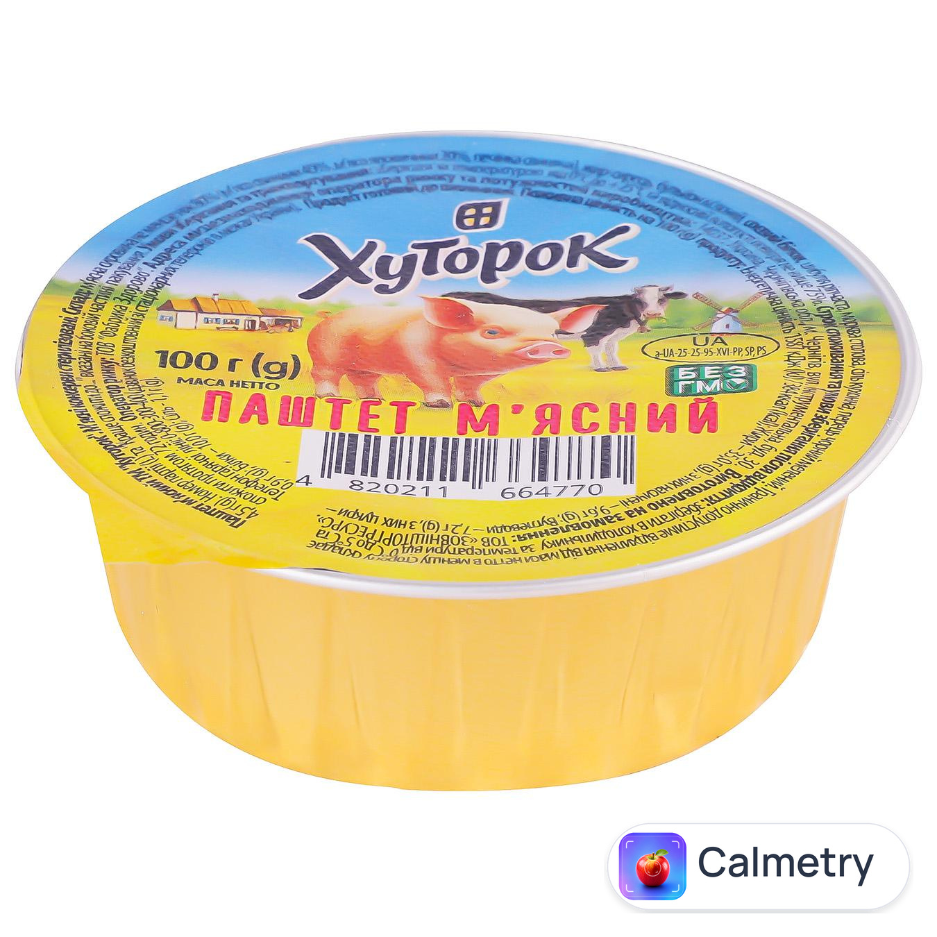 Паштет Хуторок м’ясний 100г