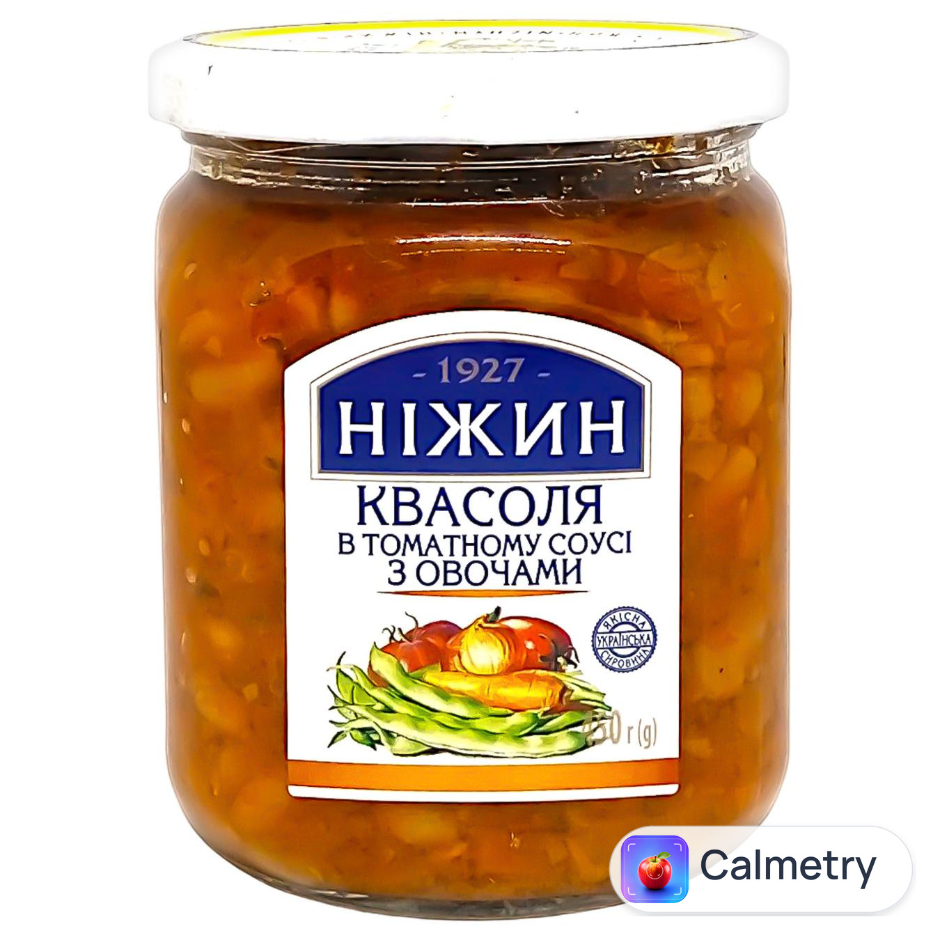 Квасоля Ніжин у томатному соусі з овочами 450г — фото продукту