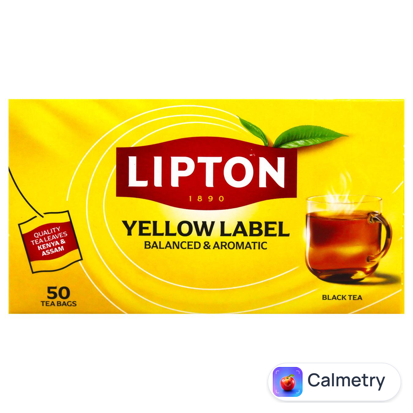 Чай чорний Lipton Yellow Label 2г*50шт — фото продукту