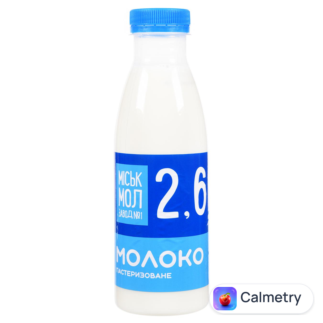 Молоко Міськмолзавод №1 пастеризоване 2,6% 0,5л