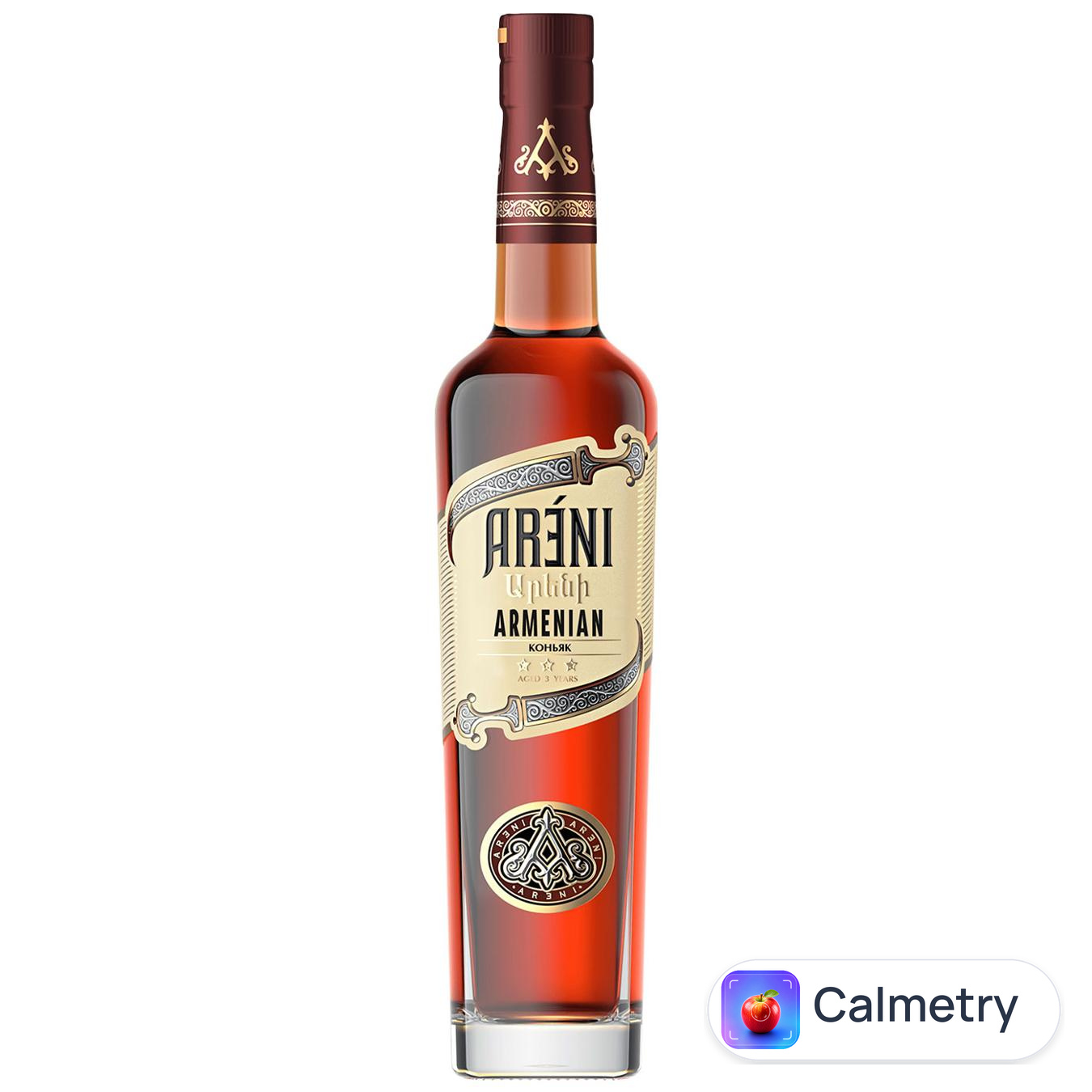 Бренді Areni Вірменський 3 роки 40% 0,5л