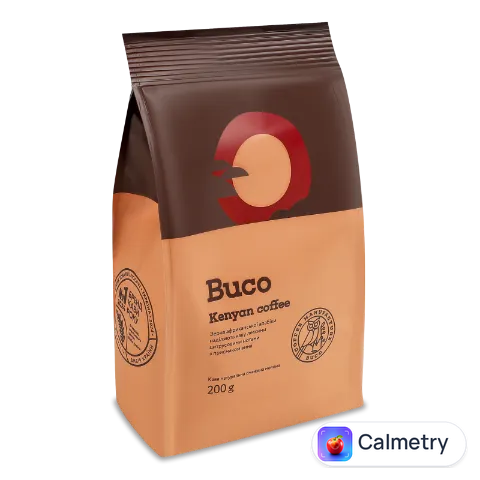 Кава мелена Buco Kenyan coffee натуральна смажена