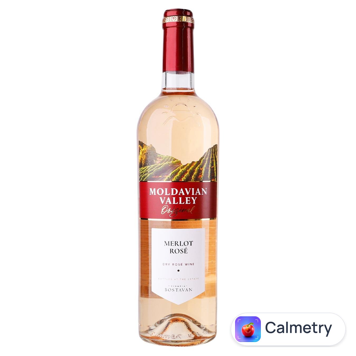 Вино Moldavian Valley Merlot Rose рожеве сухе 13% 0,75л — фото продукту
