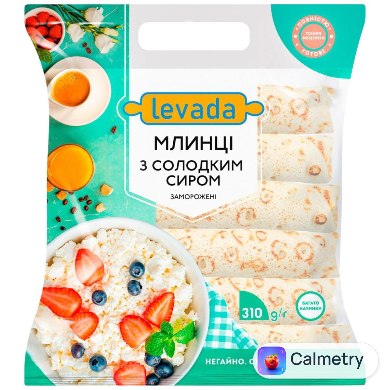 Млинці Левада з солодким сиром 310г — фото продукту