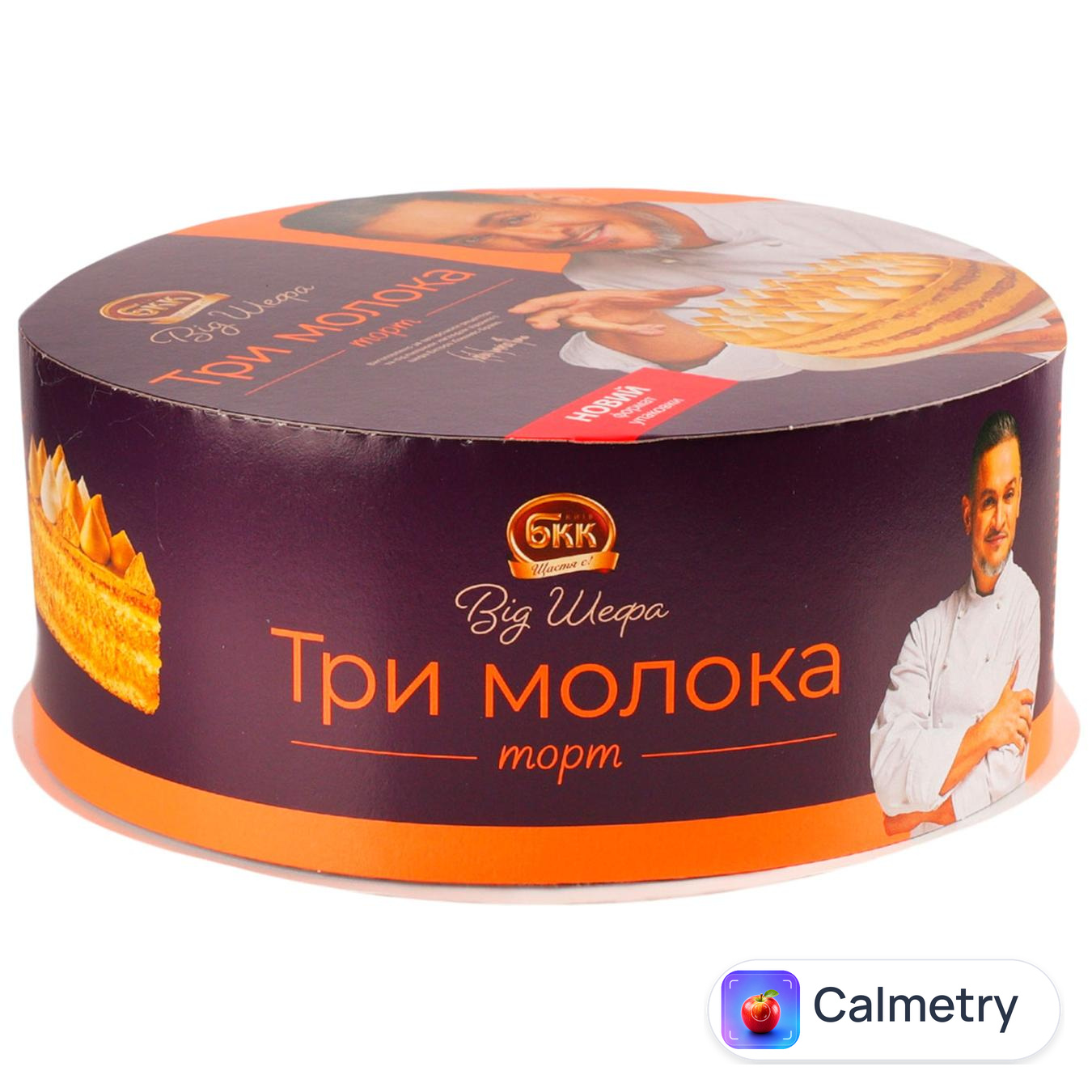 Торт БКК Три молока від Шефа 500г — фото продукту