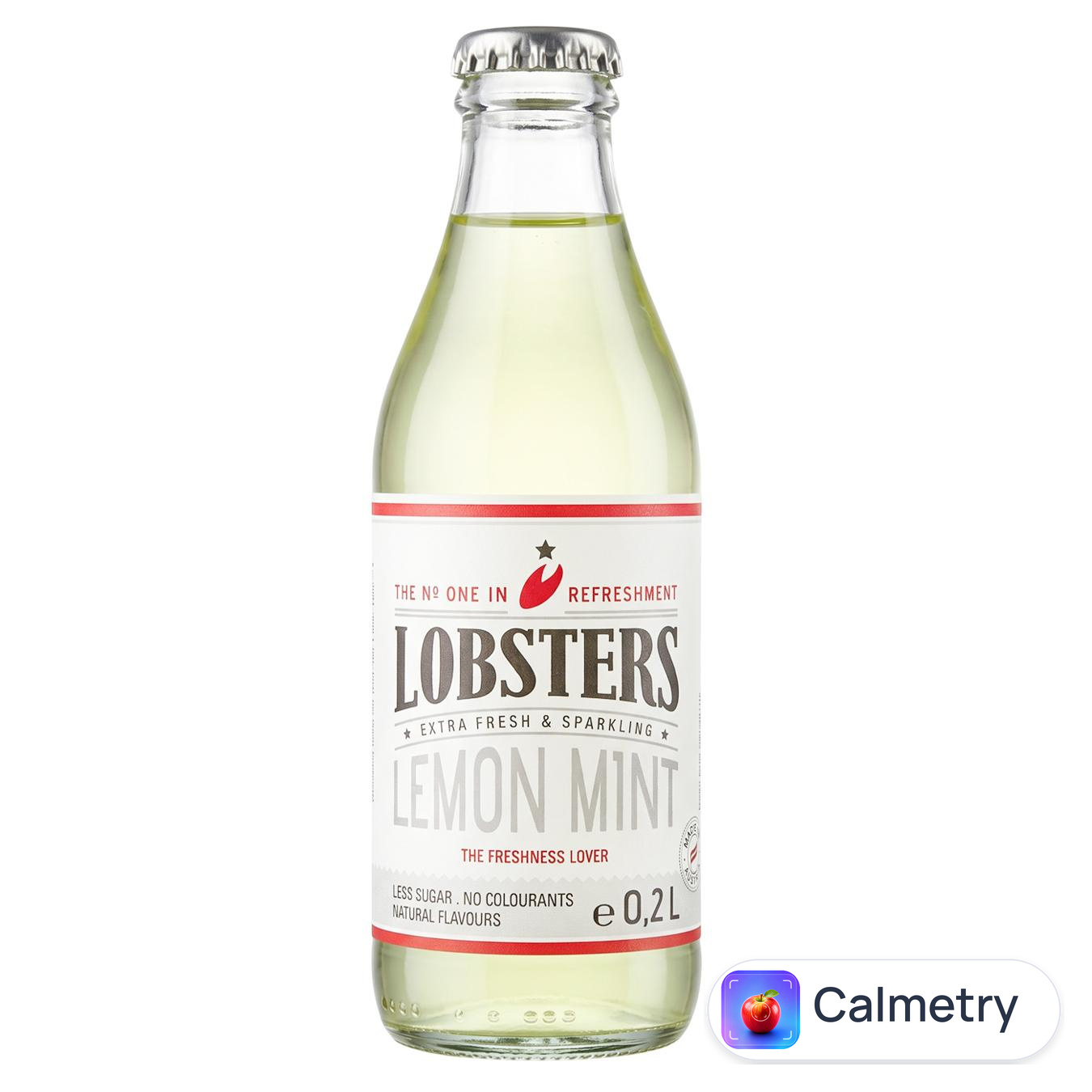 Напій газований Lobsters Lemon Mint 200мл
