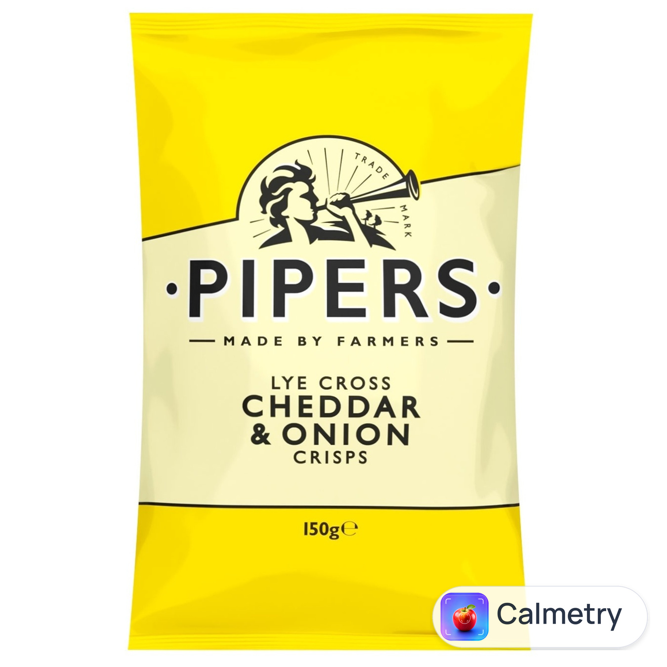 Чипси Pipers з сиром чеддер і цибулею 150г