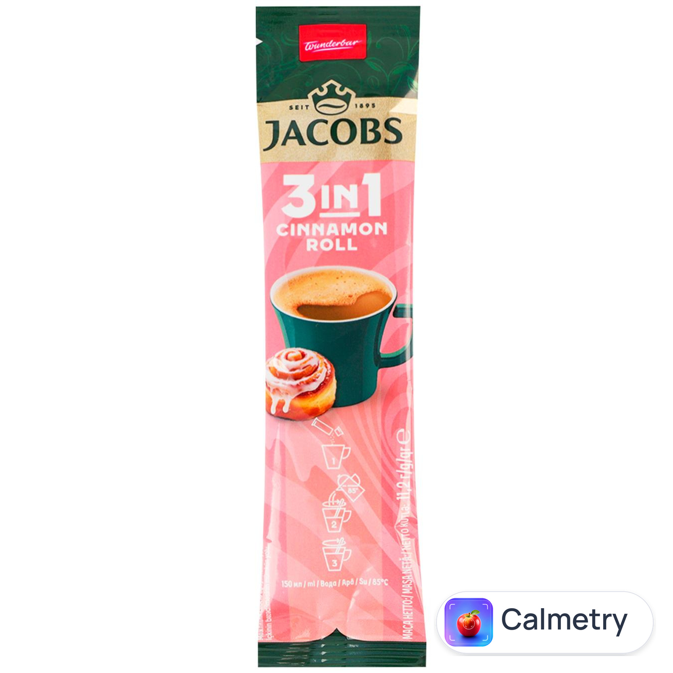 Кавовий напій Jacobs Cinnamon Roll 3в1 11.2г — фото продукту