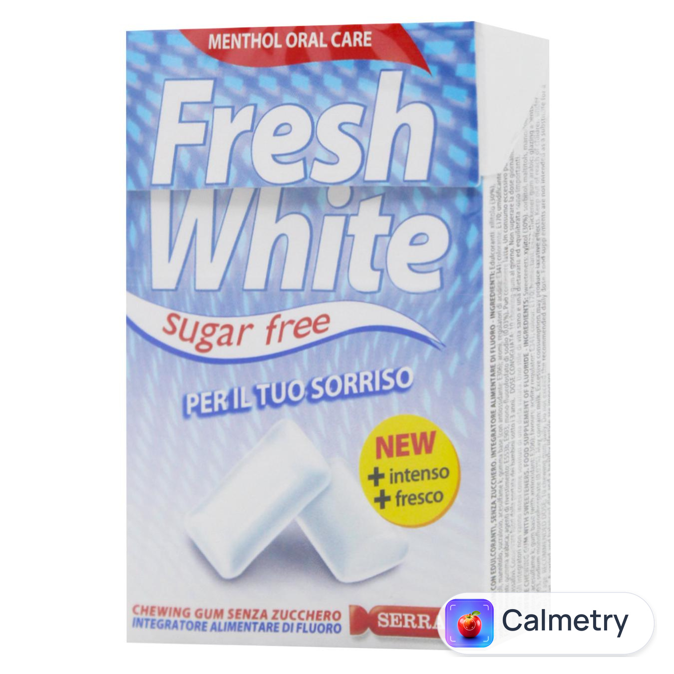 Жувальна гумка Fresh White Свіжа біла м'ята без цукру 28г