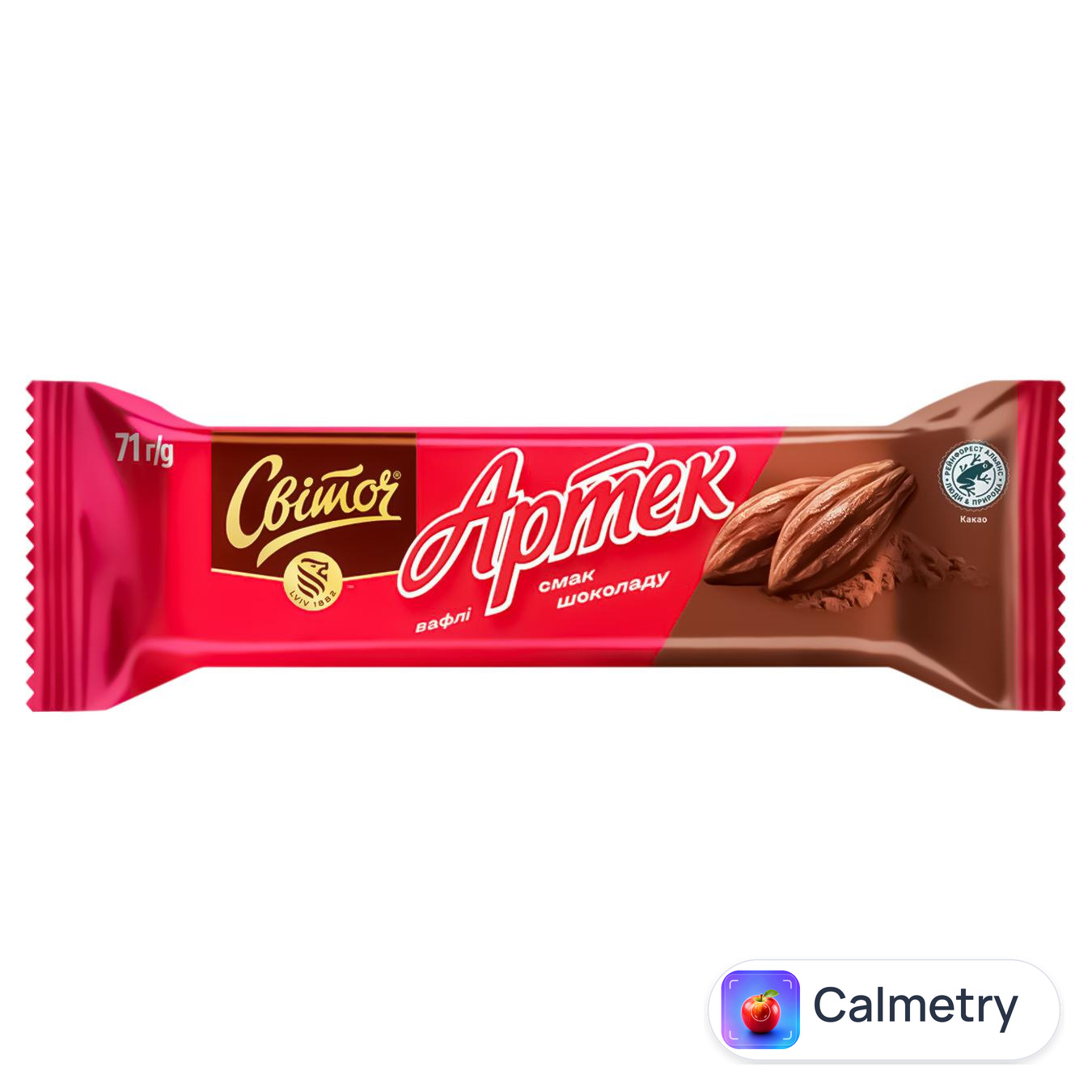 Вафлі СВІТОЧ® Артек смак Шоколаду 80г — фото продукту