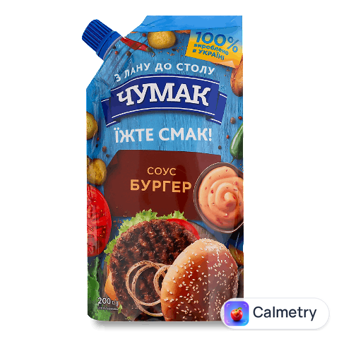 Соус «Чумак» «Бургер» з легкою гостринкою, 200г