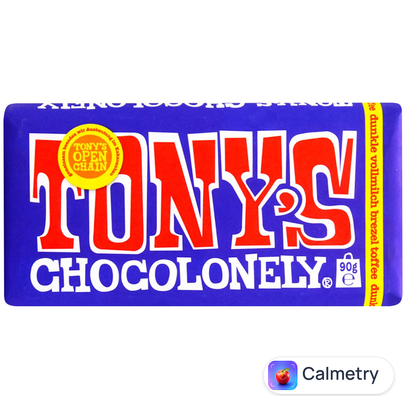 Шоколад темний Tony's Chocolonely Brezel Toffee 90г