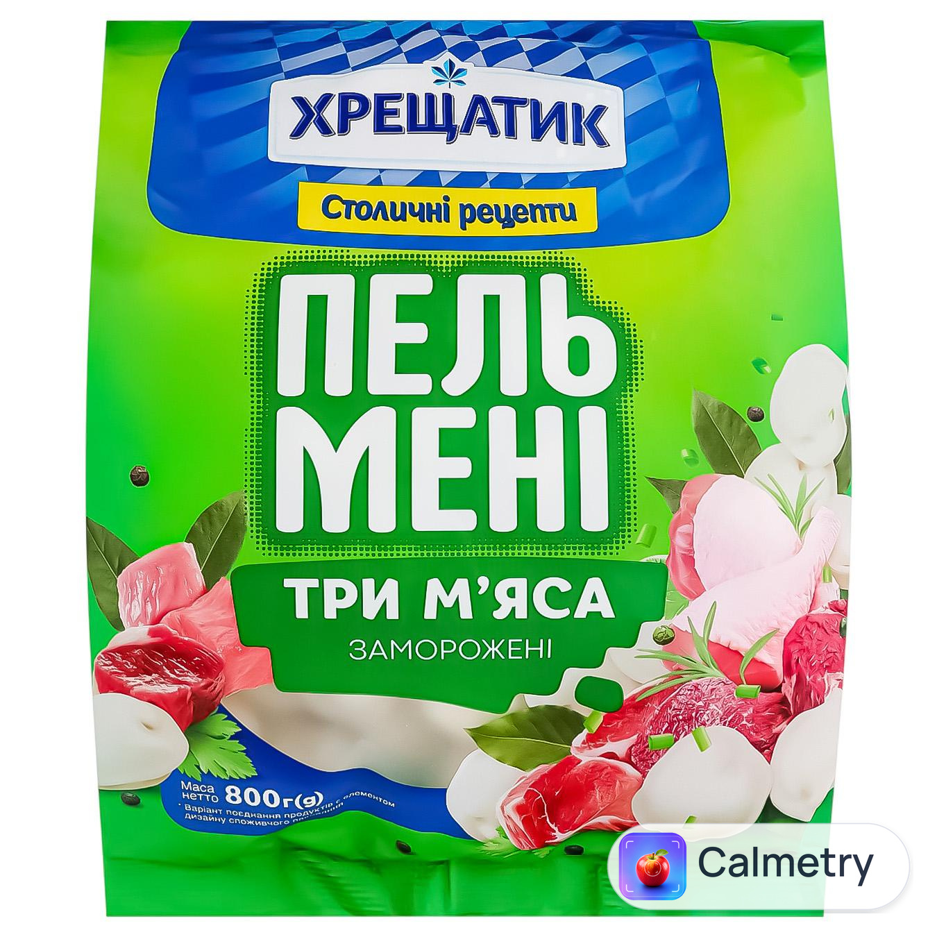 Пельмені Хрещатик Три м'яса 800г