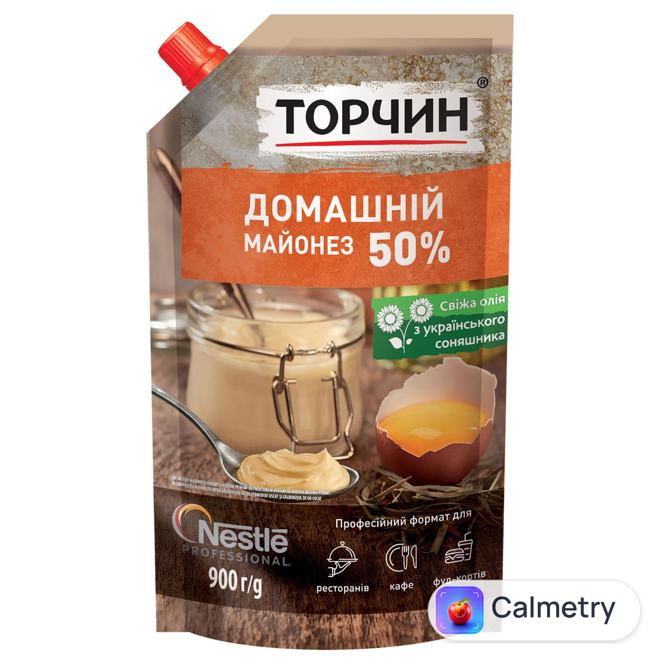 Майонез ТОРЧИН® Домашній 50% 900г — фото продукту