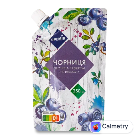 Чорниця «Премія»® перетерта з цукром стерилізована