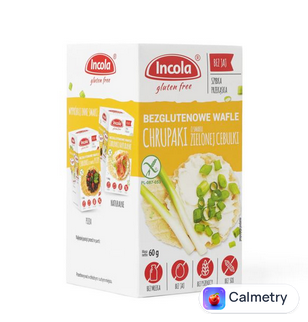Вафлі без глютену з зеленою цибулею INCOLA 60 г